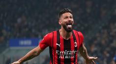 Milánské derby ovládlo hostující AC. Dvěma góly rozhodl Olivier Giroud