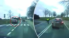 Řidič předjížděl přes plnou čáru, policie se mu vysmála! VIDEO