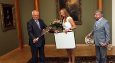 POCTA! Prezident Klaus přijal Kvitovou. Ta pak odjela do Varů! VIDEO