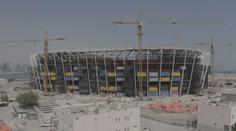 VIDEO: Unikátní stadion v Kataru má již obrysy! Podívejte se, jak roste