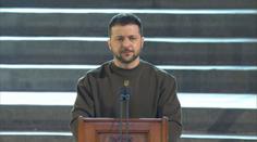 Rok od začátku války. Jsme motivovaní a neochvějní, věří si Zelenskyj