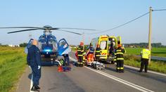 Na Hodonínsku při srážce osobního auta s náklaďákem zemřeli dva lidé