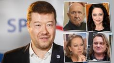 SPD se chlubí známými tvářemi. Ty o tom ale nemají ani ponětí