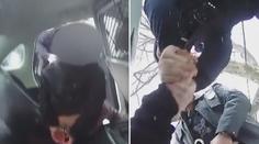 Spoutané dívce (9) nastříkali policisté do obličeje pepřák! Chci tátu, křičela