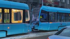 V Ostravě se srazily dvě tramvaje. Při nehodě se zranilo osm lidí