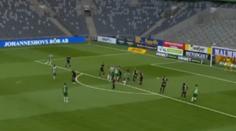 Borec na konec! Švédský fotbalista vykouzlil parádní přímý kop