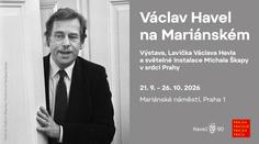 Praha připomene Václava Havla lavičkou a koncertem