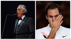 Bocelli věnoval svou poslední árii Federerovi, Švýcara tím dohnal k slzám