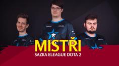 Mistrem Sazka eLEAGUE je eSuba. Ve finále Doty 2 porazila Hippomaniacs