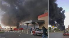 Obří požár v Kopřivnici: Obchodní centrum se ocitlo v plamenech!