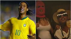 Nová rapová hvězda? Ronaldinho si v klipu užívá divokou párty plnou dívek