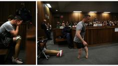 Zlomený muž. Pistorius se musel před porotou belhat na pahýlech!