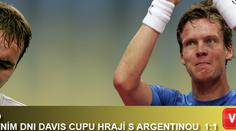 Davis Cup: Češi hrají v Ostravě s Argentinou 1:1