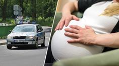 Žena už rodila, ale uvízla v zácpě. Policisté se ukázali jako frajeři!
