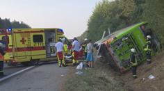 Vážná nehoda Flixbusu z Prahy! Zranilo se přes 30 cestujících, tři těžce