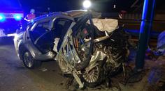 Do portálu Lochkovského tunelu narazilo auto! Jeden mrtvý
