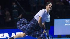 VIDEO: Federerovu nahotu zakryl kilt! Hrál opravdu naostro?