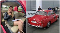 Sympatická sporťačka zažila rally na vlastní kůži! Svezla se ve veteránovi