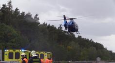 Opilý muž chtěl přeběhnout dálnici, skončil v péči záchranářů