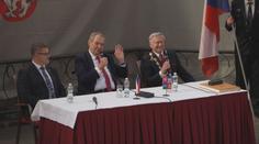 Návštěva prezidenta v Ústeckém kraji vrcholí. V Děčíně kritizoval vládu