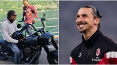 Zranění? Není problém! Zlatan osedlal harleye a vyrazil do přírody