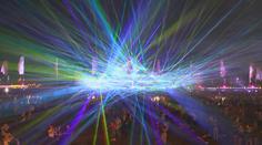 VIDEO: Gigantická show v Belgii se stovkami laserových paprsků