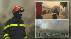 Děsivé video z Chorvatska: Lesy u Splitu zachvátil požár, šlo o život