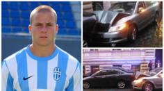 Šílená jízda! Nadějný fotbalista zničil v Praze šest aut, byl opilý