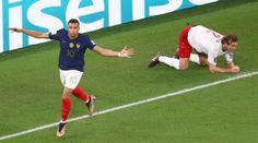 Francie je prvním jistým postupujícím. Výhru nad Dánskem vystřelil Mbappé