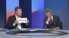 Vystrčil a Okamura se ve studiu pohádali. V debatě padla ostrá slova o Putinovi