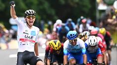 Nejdelší etapu Tour de France ovládl Tadej Pogačar a žlutý dres mění majitele