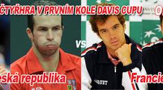 Davis Cup ON-LINE: Češi porazili ve čtyřhře Francouze