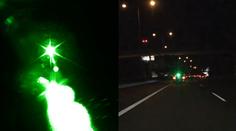 Řidiče oslnil laserový paprsek z jiného auta, vše už řeší policie!