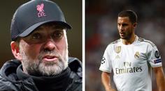 Klopp chce loupit v Realu. Hazard by mohl obléknout dres Liverpoolu