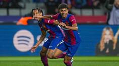 Barca zahodila penaltu, výhru jí zachránil Yamal. Neapol zase ztratila