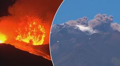 Etna se opět probudila k životu! Chrlila lávu přes sto metrů vysoko