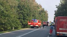 Hromadná nehoda na Vysočině: Dva mrtví a tři těžce zranění