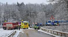 Cizinec slepě věřil navigaci. S kamionem vjel pod vlak, tři zranění