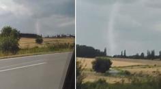 Tornádo na Olomoucku! Lidi vyděsil velký vzdušný vír. VIDEO