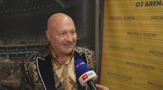 Michal David oslnil O2 arenu. Na pódiu nechyběl vnuk Sebastian, v publiku maminka
