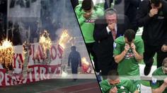 Válka v Řecku! Zápas se nedohrál, hráči i diváci odcházeli v slzách