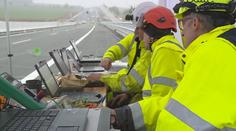 Stavba úseku D4 finišuje. Odborníci provedli speciální dynamický test