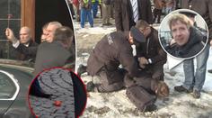 Útok na prezidenta! Na severu Čech po Zemanovi hodili rajče
