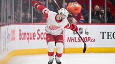 Hráč Red Wings oslavil gól virálním tancem, teď tým prodává jeho sošku