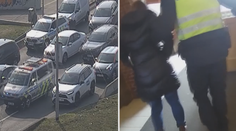 VIDEO: Porod za pět minut. Bez policie by to žena nestihla