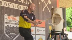 VIDEO: Dřevorubecká soutěž ve Frenštátu pod Radhoštěm