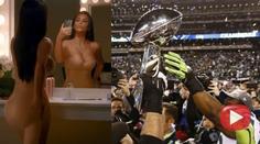 VIDEO: Co ta tam dělá? Kardashian se nacpala i do finále NFL!