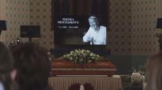 Poslední rozloučení se Zdenkou Procházkovou. Dorazili Renč i Zelenková