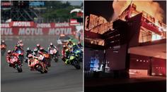Katastrofa pro pořadatele závodů MotoGP, jejich okruh zachvátil požár