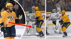 Provokatér v NHL: Gólmana udeřil hokejkou do rozkroku, pak se rval!